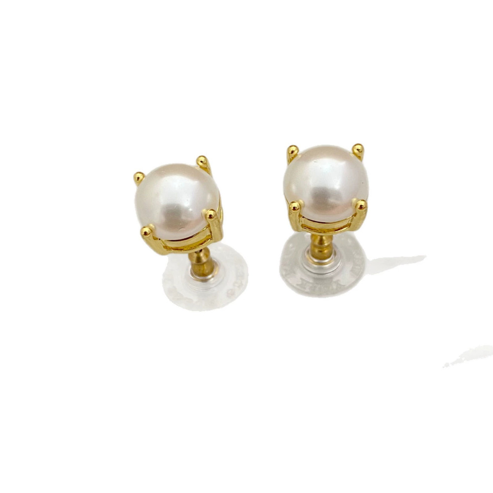 Kate SPADE Small Pearl Square Stud Earrings Metal - Picture 5 of 6